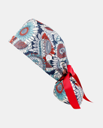 Ponytail Scrub Cap - Gerbera Daisy