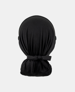 Ponytail Scrub Cap - Stretchy Black