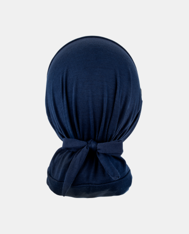 Ponytail Scrub Cap - Stretchy Navy