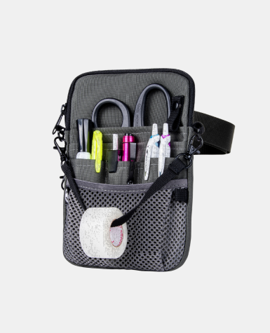 Classic Fit – Gray | 4-Way Nurse Fanny Pack