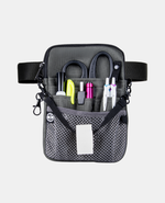 Classic Fit – Gray | 4-Way Nurse Fanny Pack