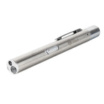 Dual Beam LED Penlight - 2 Silver - First Lifesaver