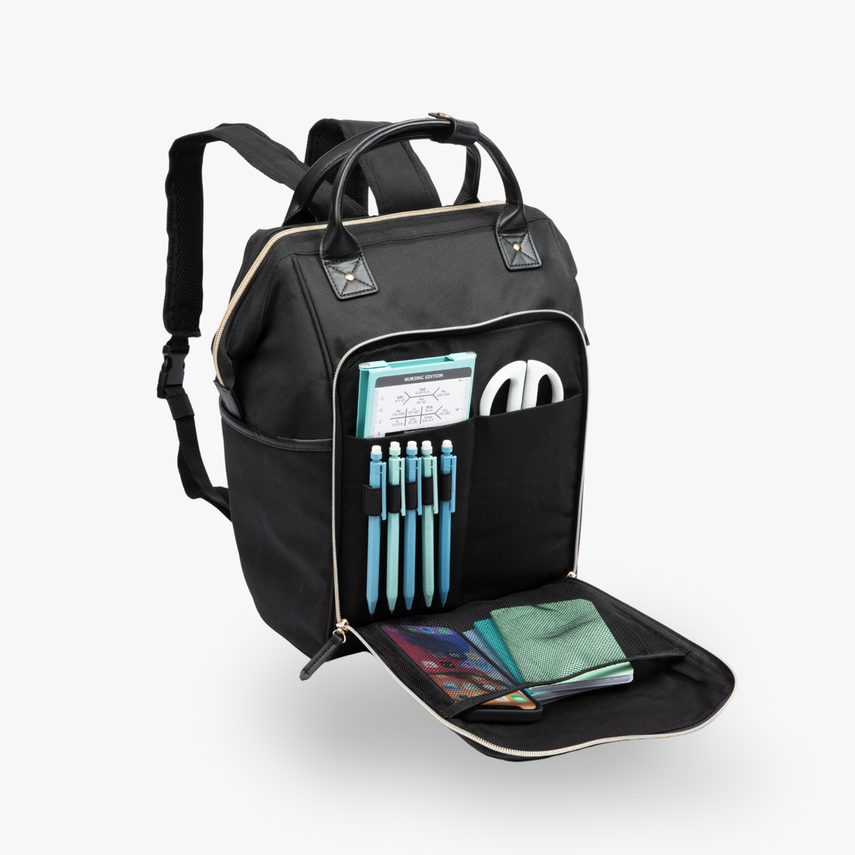 Lunch Backpack (Black x Gold)