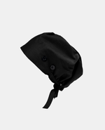 Ponytail Scrub Cap - Euro Black