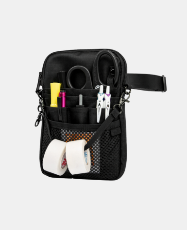 Classic Fit – Black | 4-Way Nurse Fanny Pack