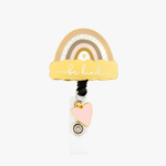 Retractable Nursing Badge Reel with Charm