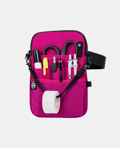 Classic Fit – Pink | 4-Way Nurse Fanny Pack