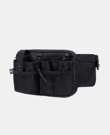 Wide Fit – Black | Dual Zipper Nurse Fanny Pack