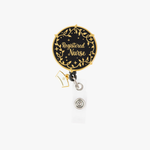 Retractable Nursing Badge Reel with Charm