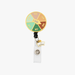 Retractable Nursing Badge Reel with Charm