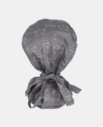 Satin Lined Ponytail Scrub Cap - Cat