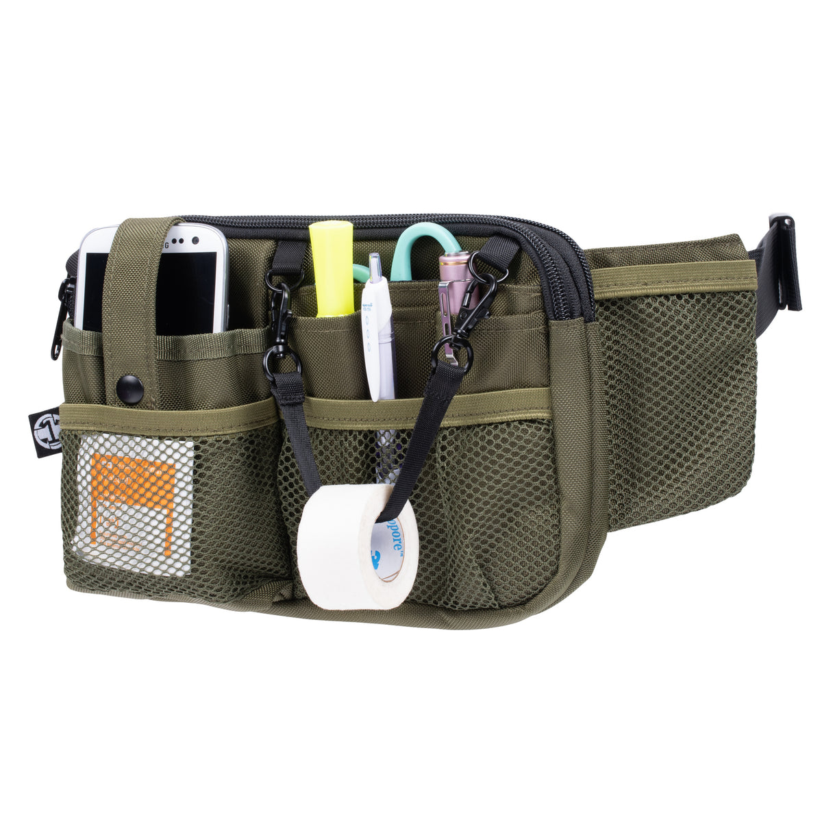 Nurse Fanny Pack with Multi-Compartment and Tape Holder