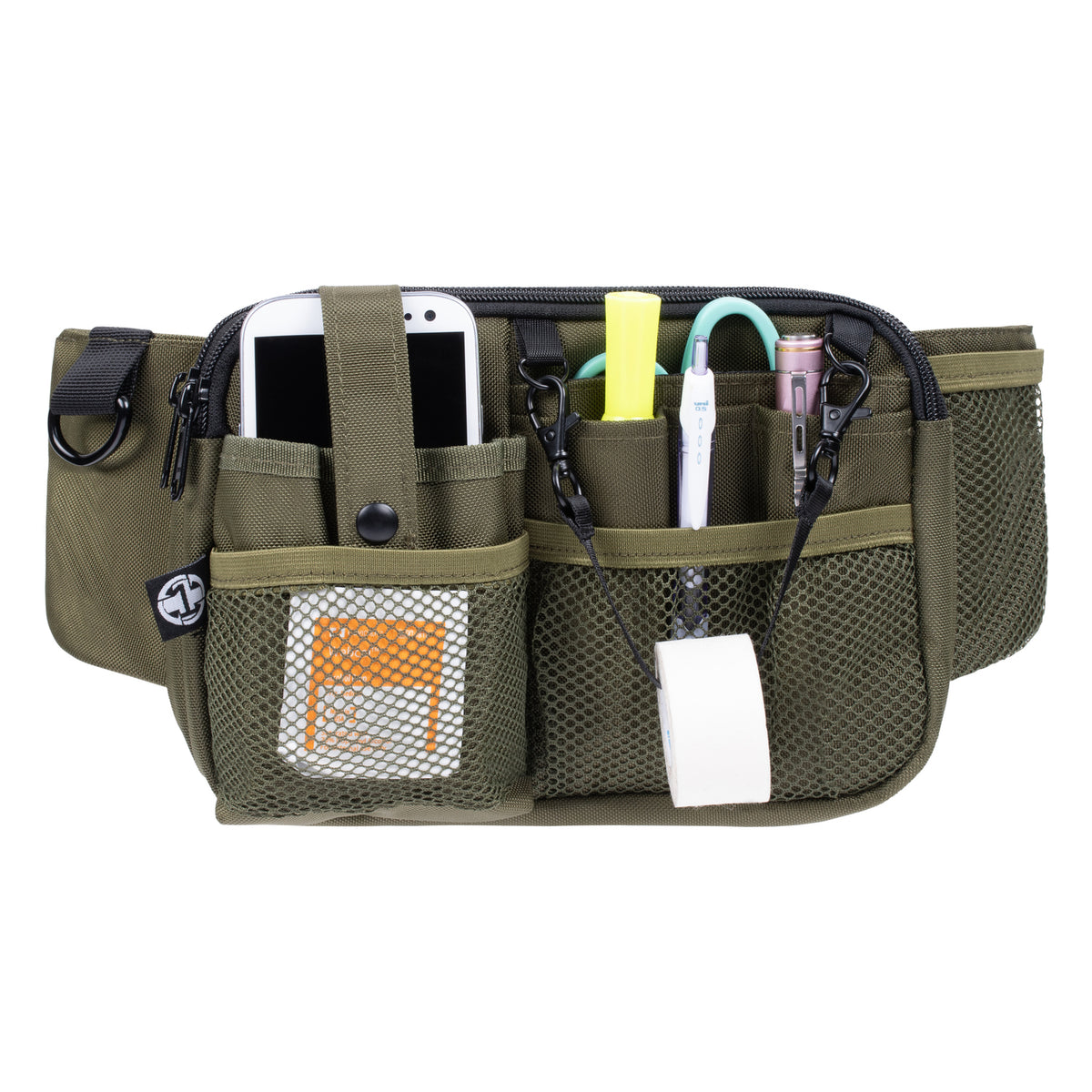 Nurse Fanny Pack with Multi-Compartment and Tape Holder