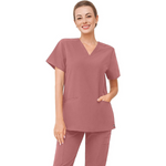 Scrub Top for Women - Mauve OUTLET
