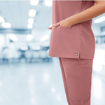 Scrub Top for Women - Mauve OUTLET