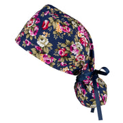 Ponytail Scrub Cap - Antique Rose - First Lifesaver