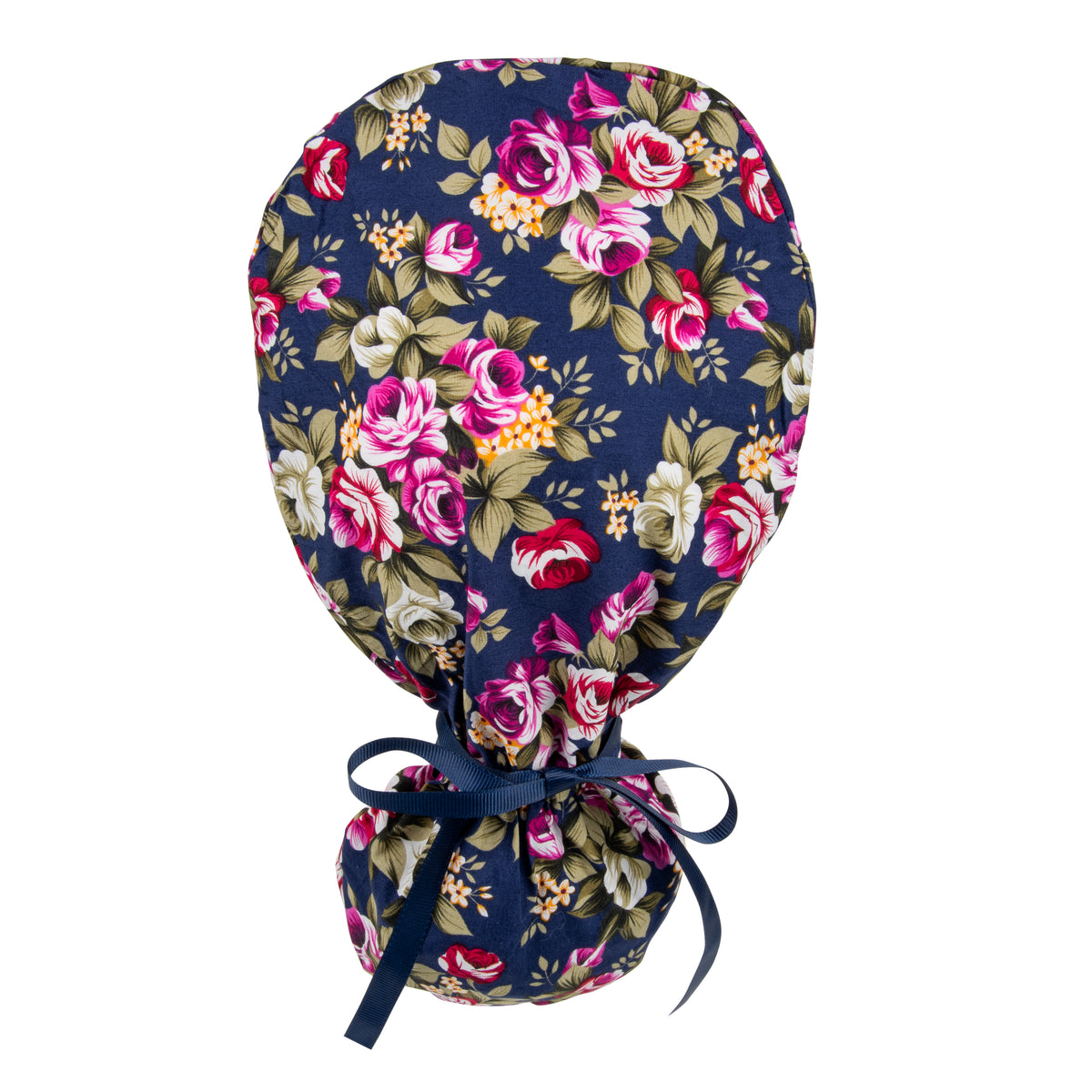 Ponytail Scrub Cap - Antique Rose - First Lifesaver