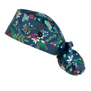 Ponytail Scrub Cap - Night Garden - First Lifesaver