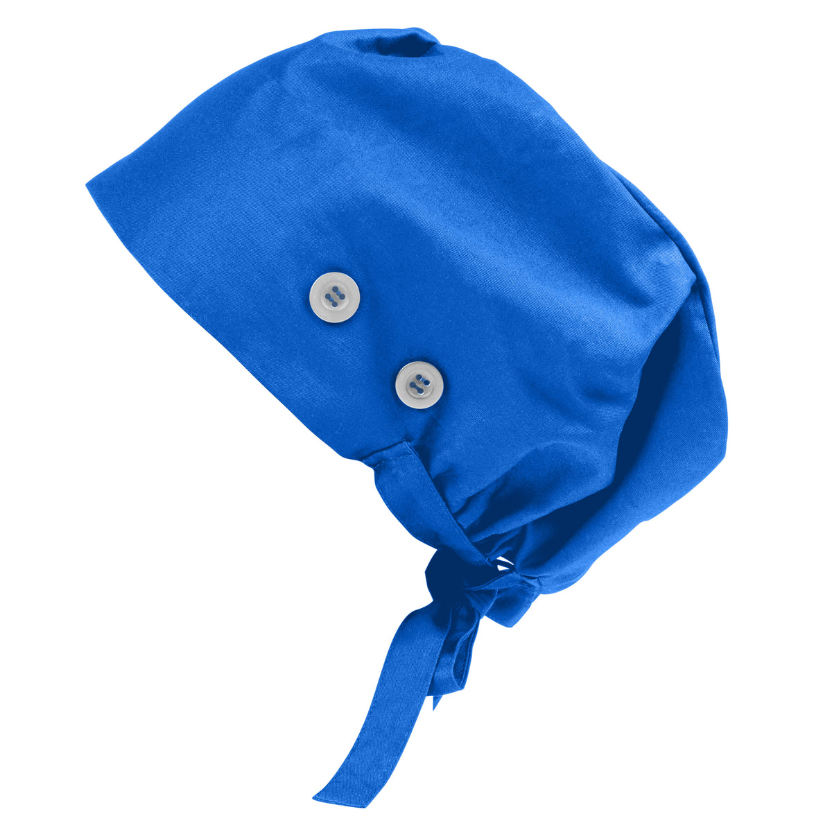 Ponytail Scrub Cap - Euro Ceil Blue - First Lifesaver