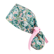 Ponytail Scrub Cap - Tropical Sunshine - First Lifesaver