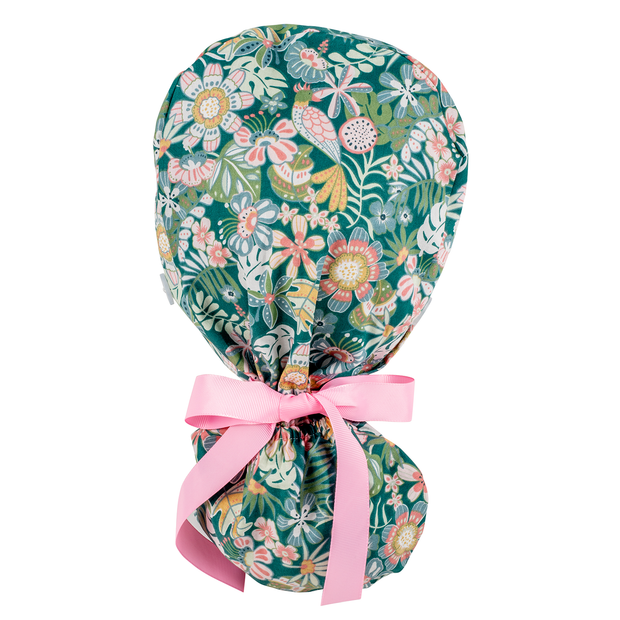 Ponytail Scrub Cap - Tropical Sunshine - First Lifesaver