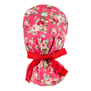 Ponytail Scrub Cap - Pink Rose - First Lifesaver