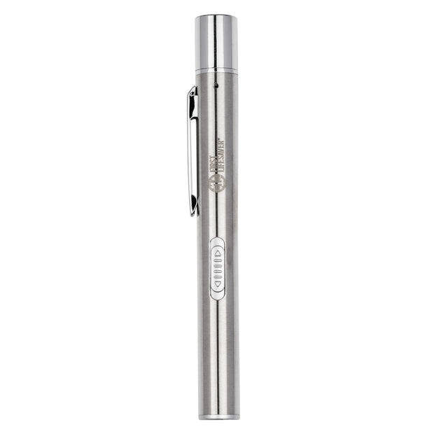 Dual Beam LED Penlight - 2 Silver - First Lifesaver