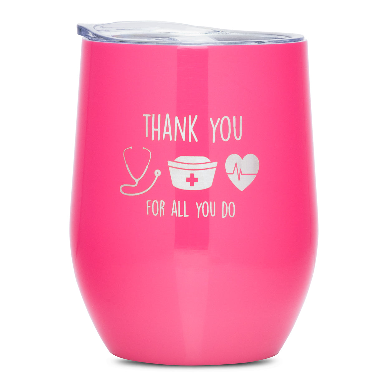 Coffee Mug/Wine Tumbler - Unique Nurse Gifts for Nurse, Nurse Practitioner, Nursing Student - Perfect Nurses Week Gifts (Pink) - First Lifesaver